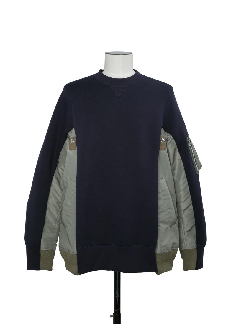 Sponge Sweat x Nylon Twill Pullover 1