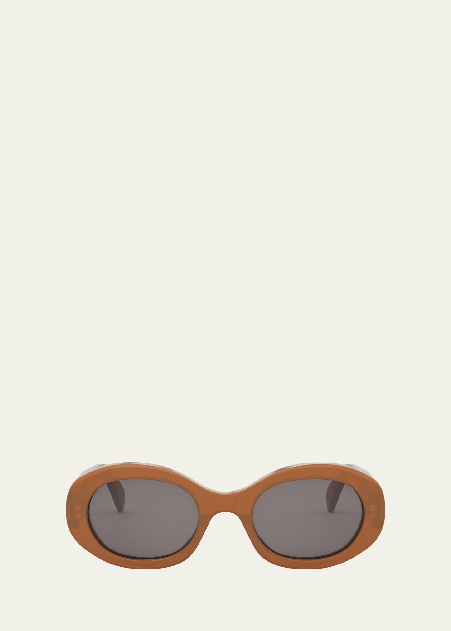 Triomphe Acetate Oval Sunglasses - 1