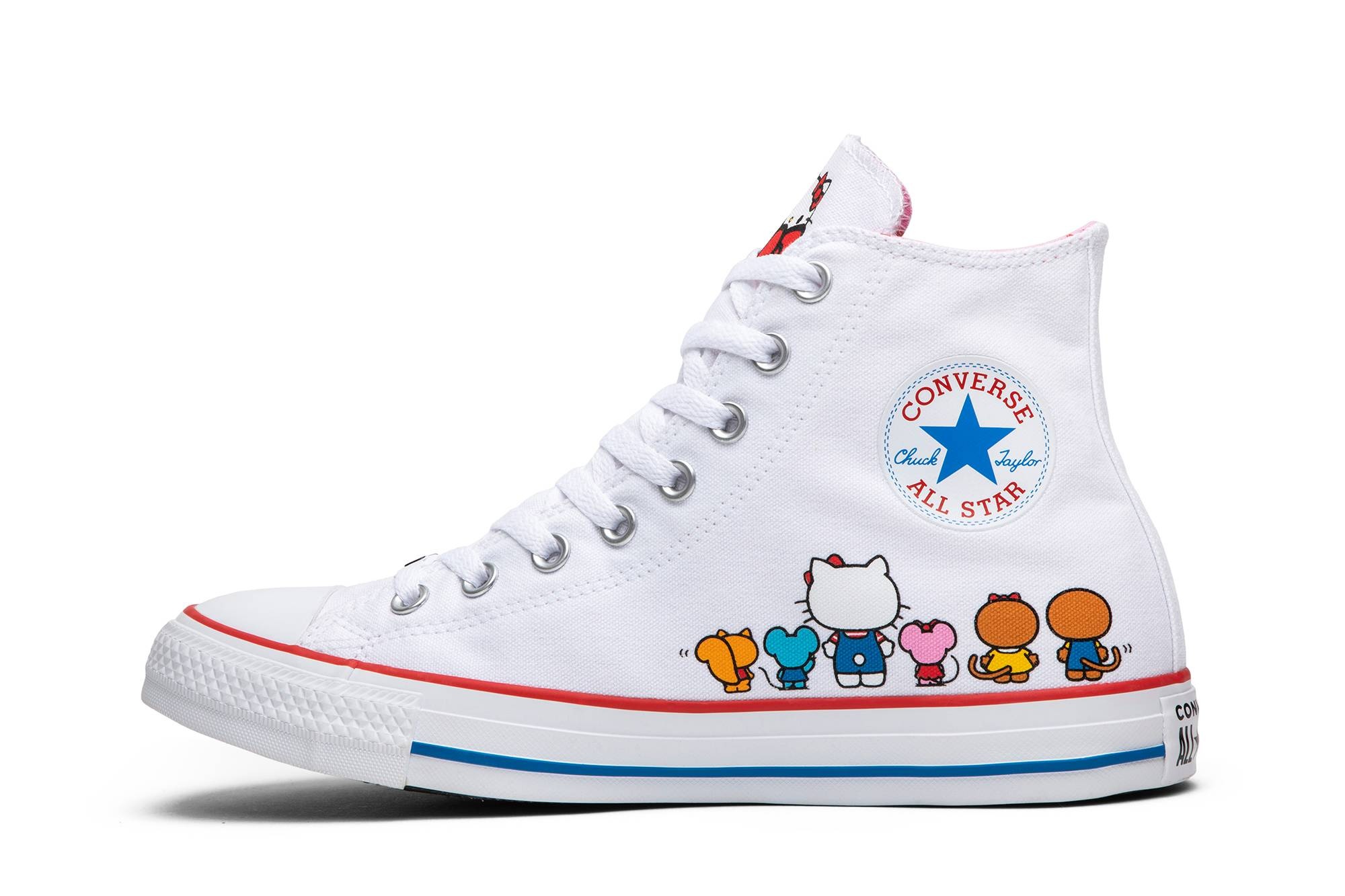 Hello Kitty x Chuck Taylor All Star Canvas Hi 'White' - 3