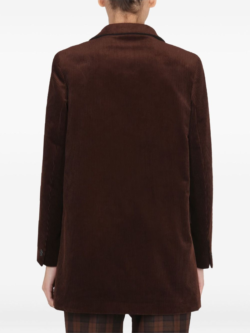 corduroy single-breasted blazer 3