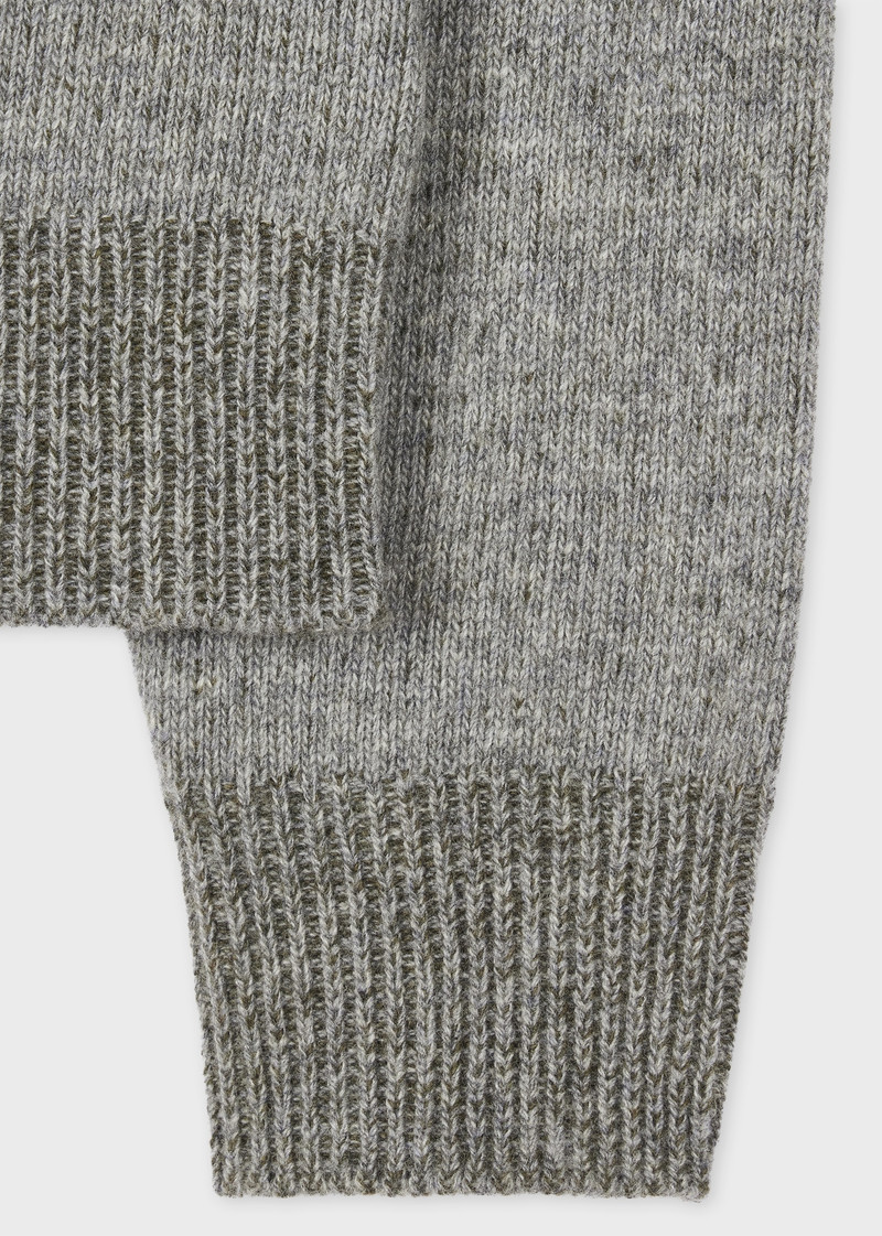 Paul Smith Grey Marl Lambswool Cardigan outlook