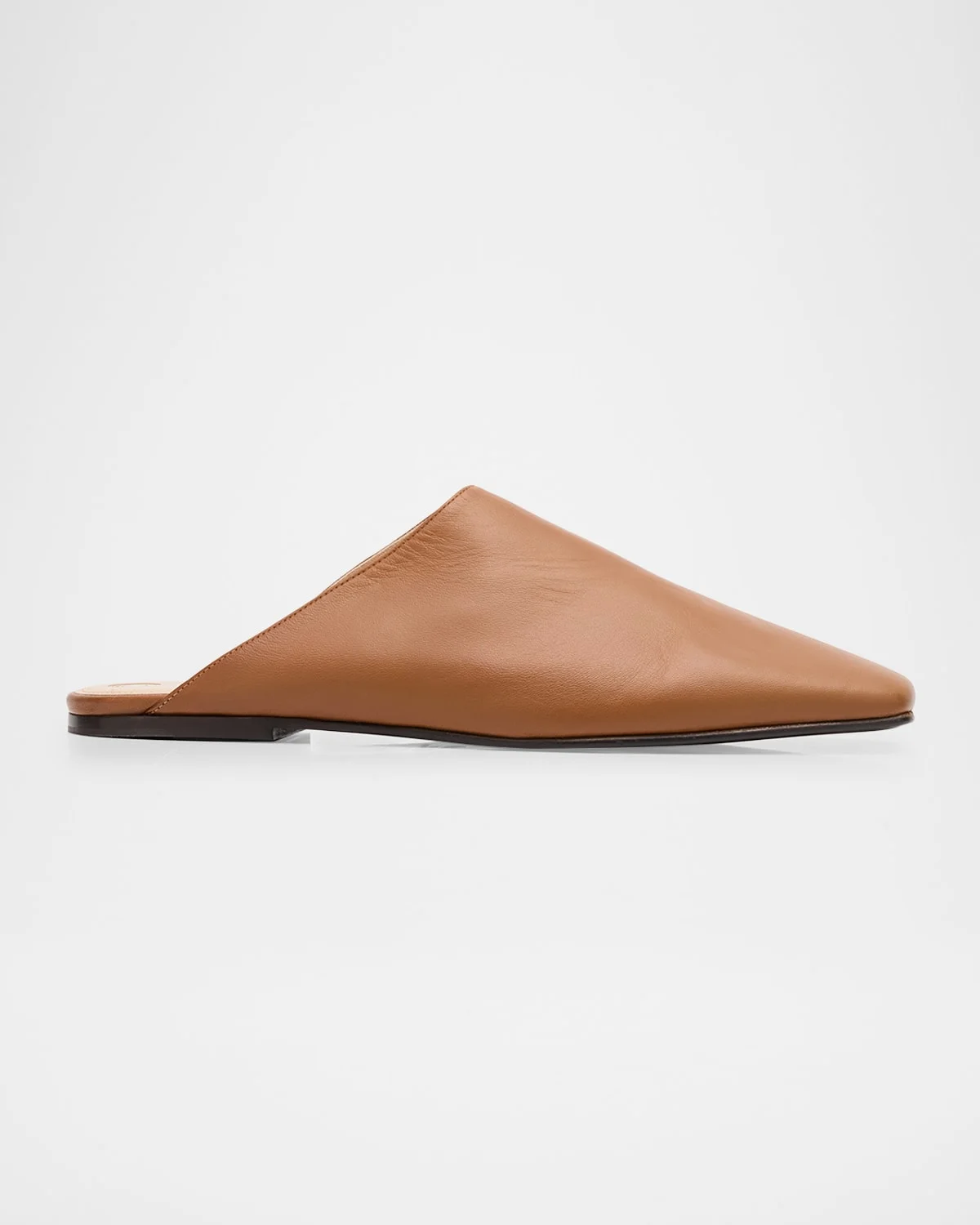 Alba Lambskin Flat Mules - 1