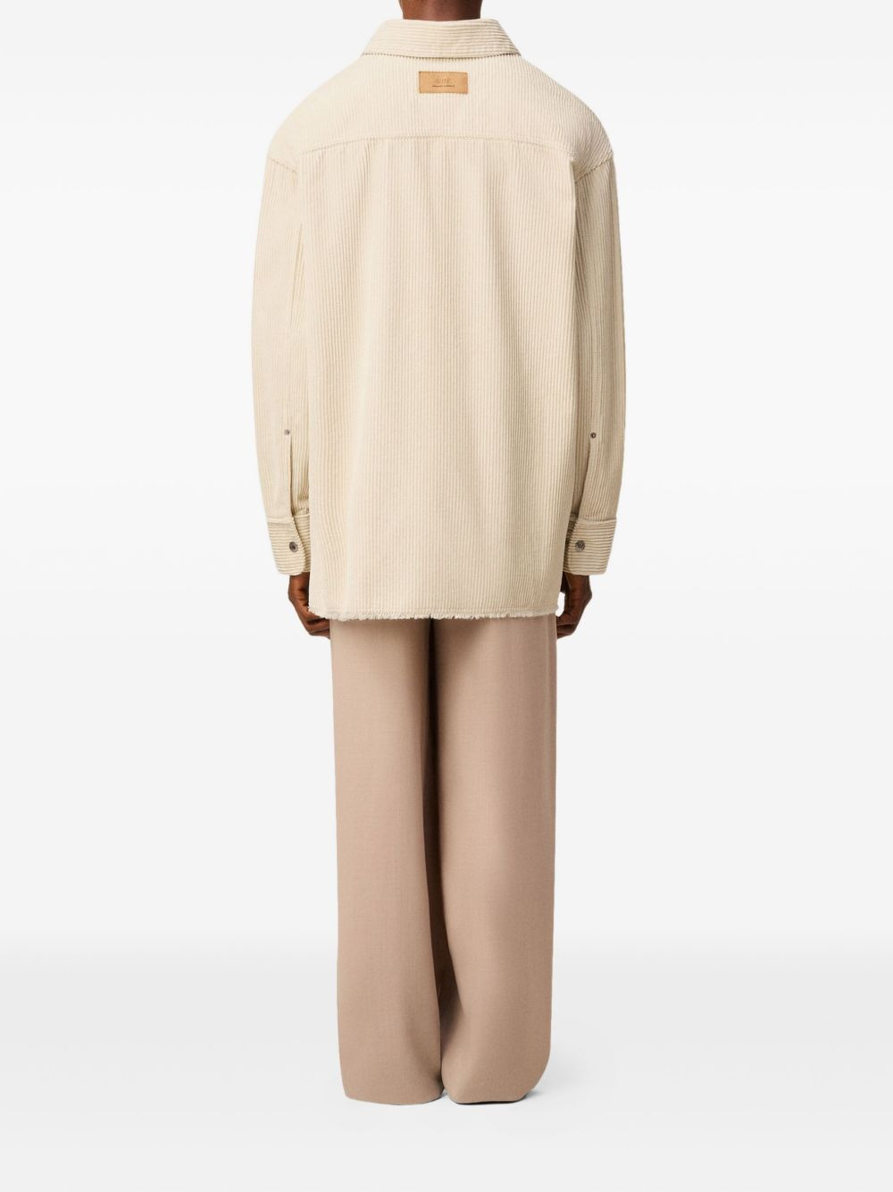 cotton corduroy shirt jacket - 2