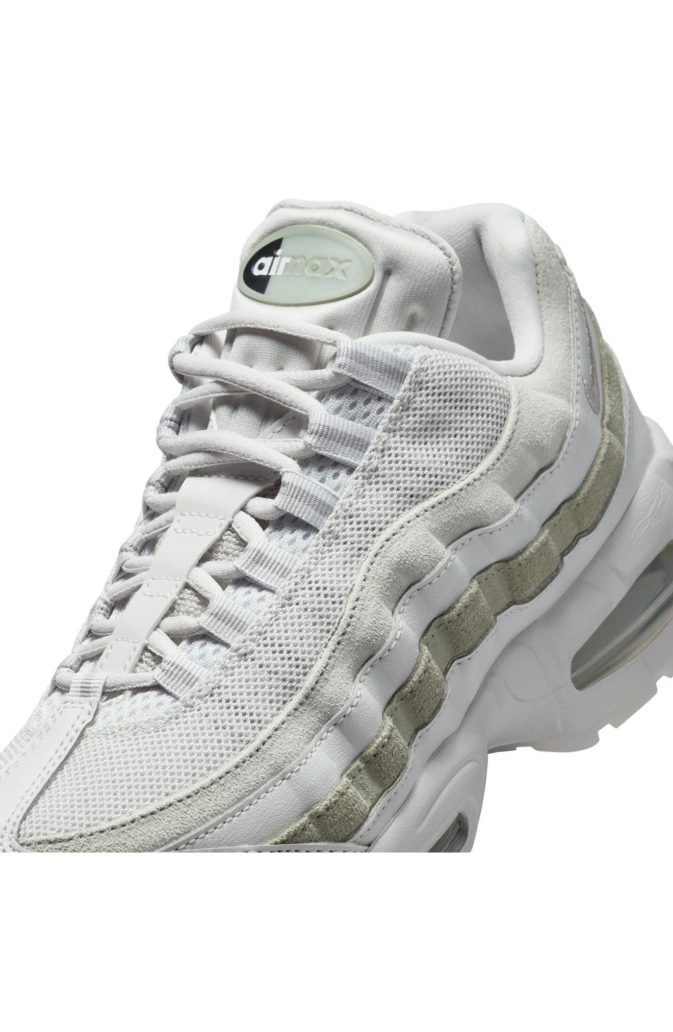 Nike 'Air Max 95 Running Shoe in Photon Dust/Jade/Silver at Nordstrom - 9