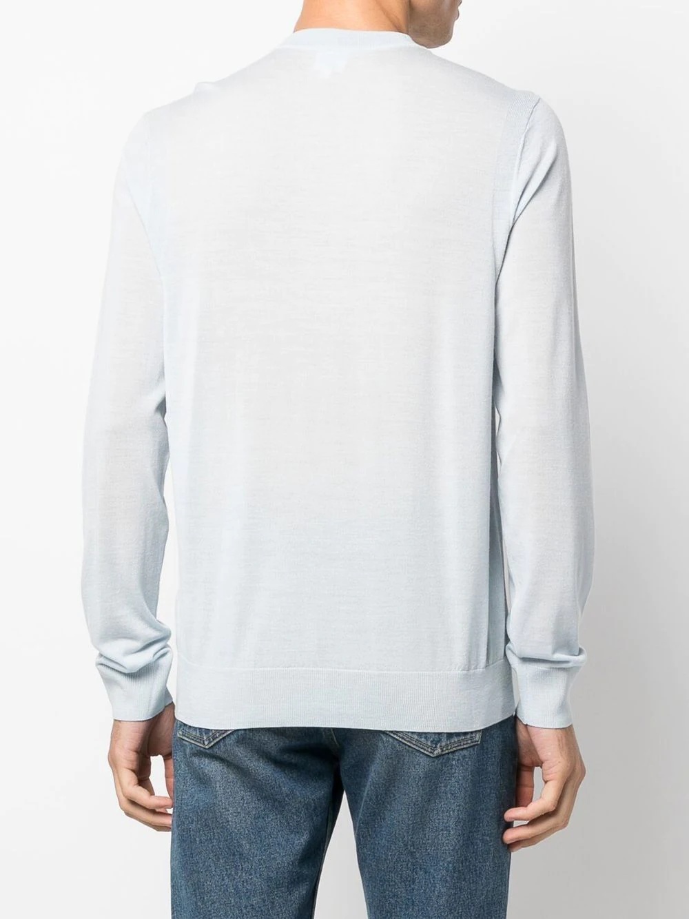 crew-neck long-sleeve jumper - 4