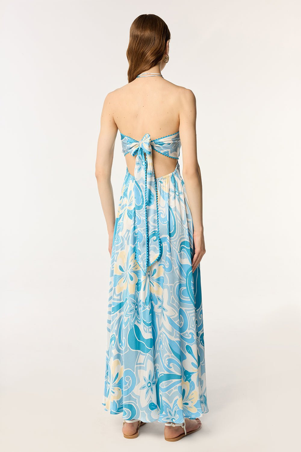 Long Dress Carla - Blue Fantasia - 3