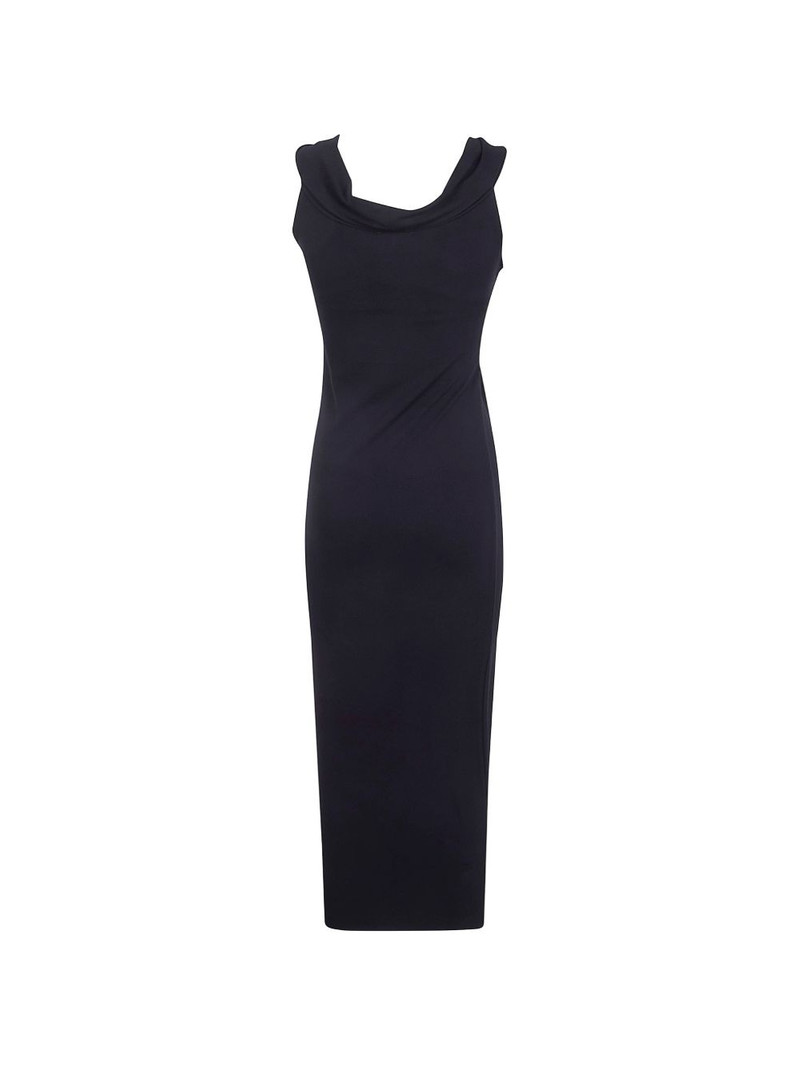twisted sleeveless dress 1