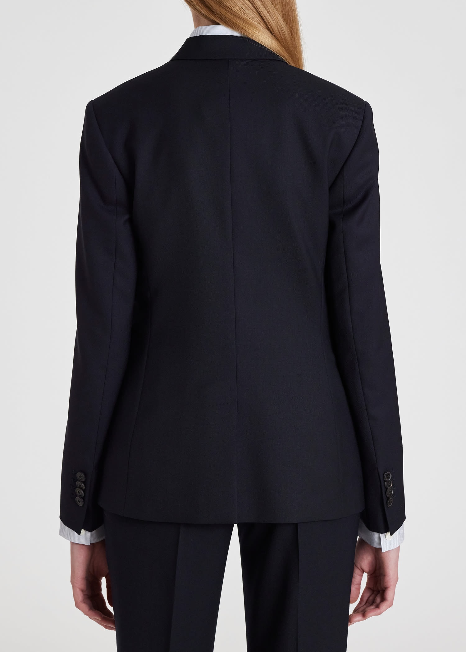 A Suit To Travel In - One-Button Wool Blazer - 6