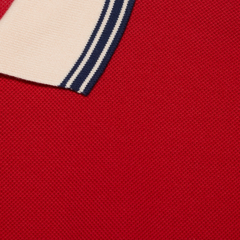 Cotton polo shirt with Interlocking G 4