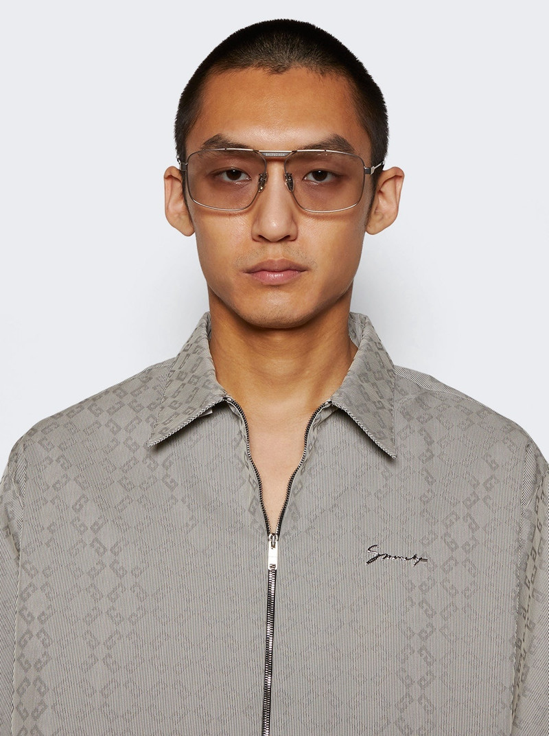 BALENCIAGA Navigator Sunglasses Silver outlook