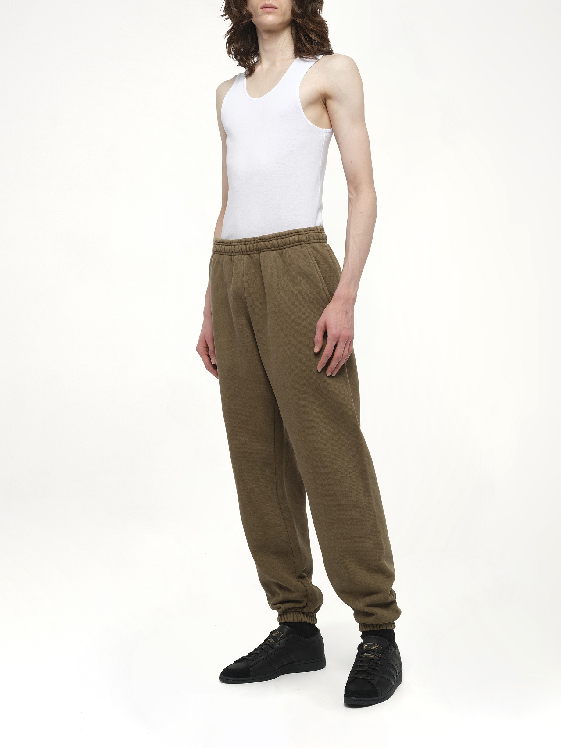 Heavy Sweatpants in Military - 4