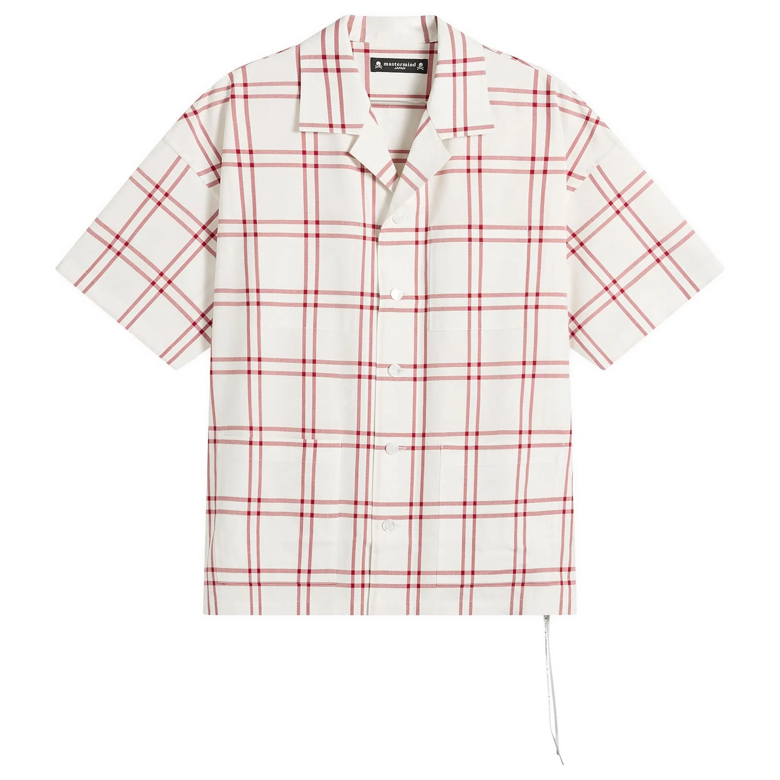 MASTERMIND WORLD Plaid Short Sleeve Shirt - 1