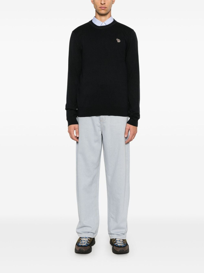 Paul Smith Zebra-patch sweater outlook