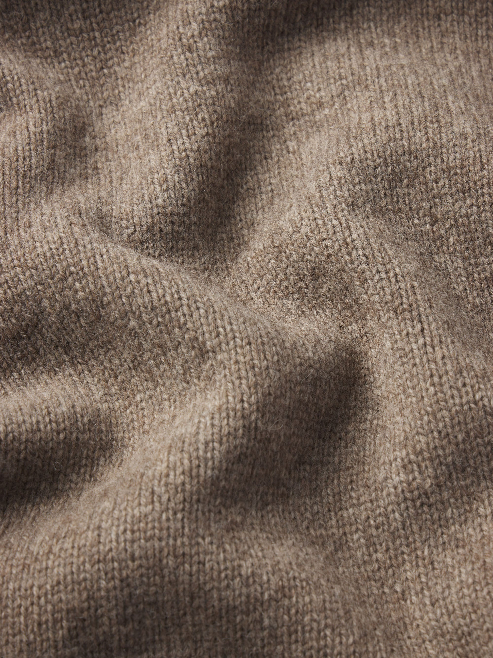 Long Sleeve Shirt Sweater in Dark Taupe - 4