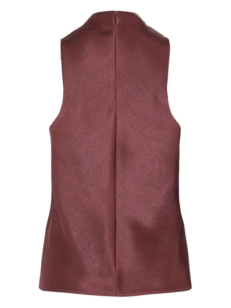Vince cowl-neck satin blouse outlook