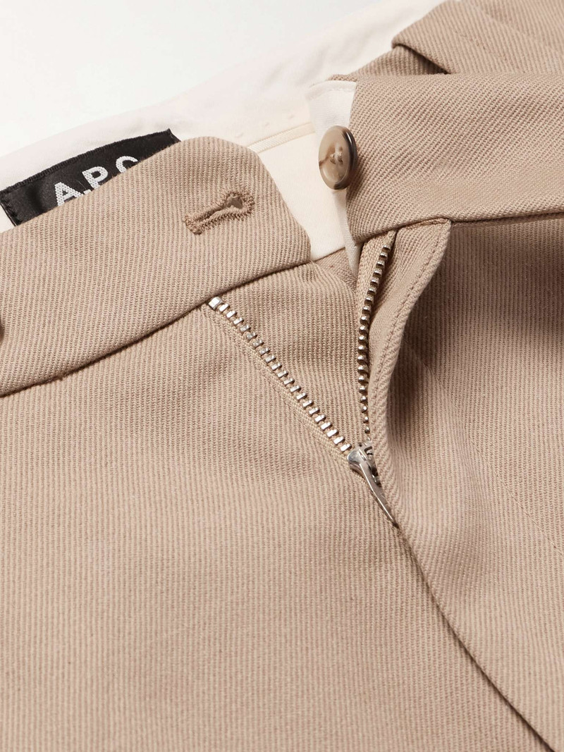 Renato Straight-Leg Virgin Wool and Cotton-Blend Twill Suit Trousers 3