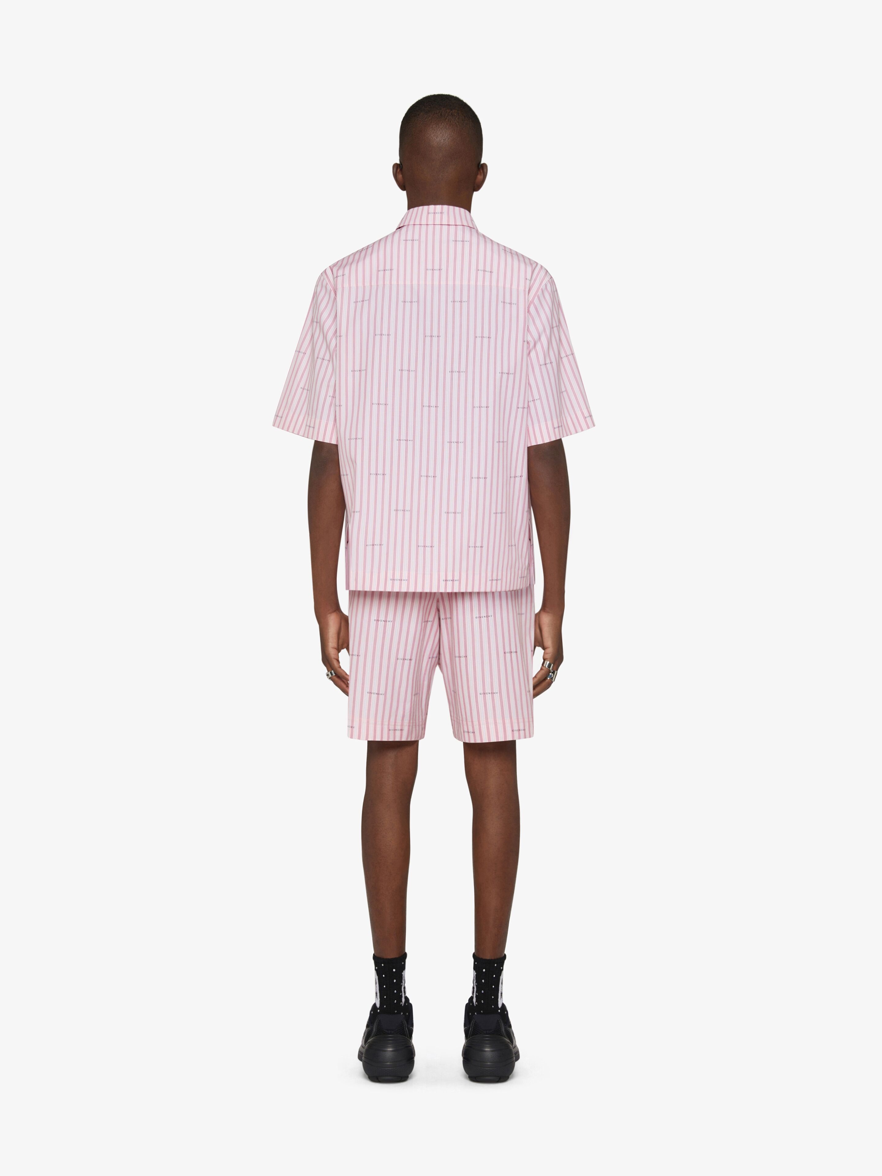 GIVENCHY BOXY FIT SHIRT IN POPLIN WITH STRIPES - 4