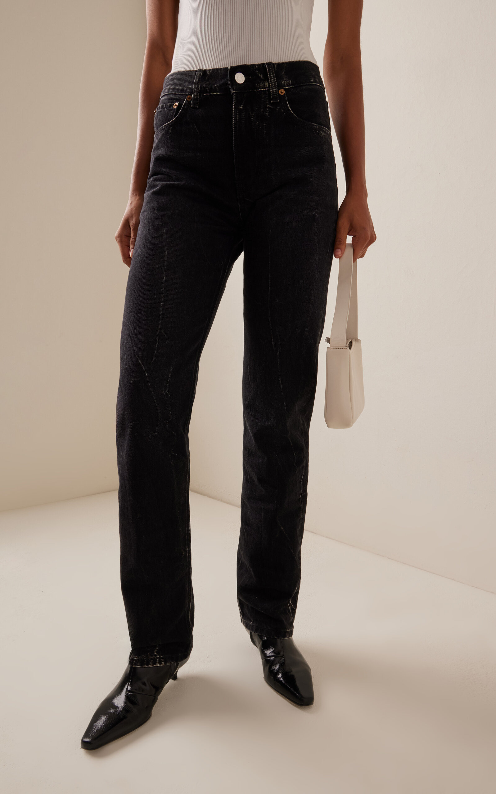 Cleo Rigid Jeans black - 3