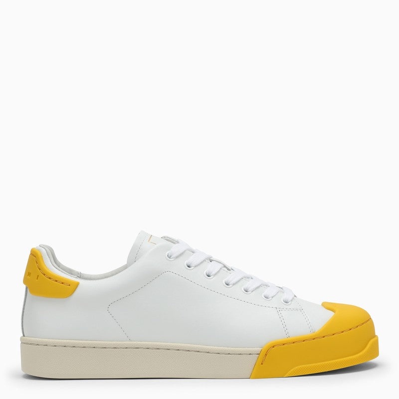 Marni Marni White And Yellow Dada Bumper Sneakers | luosophy