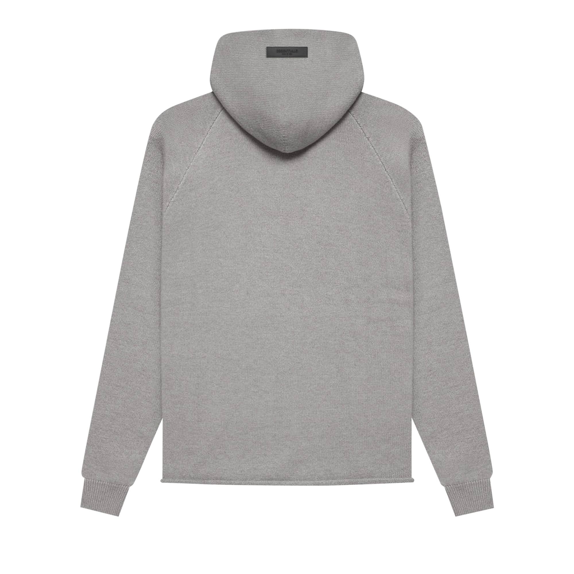 Fear of God Essentials Knit Hoodie 'Dark Oatmeal' - 2