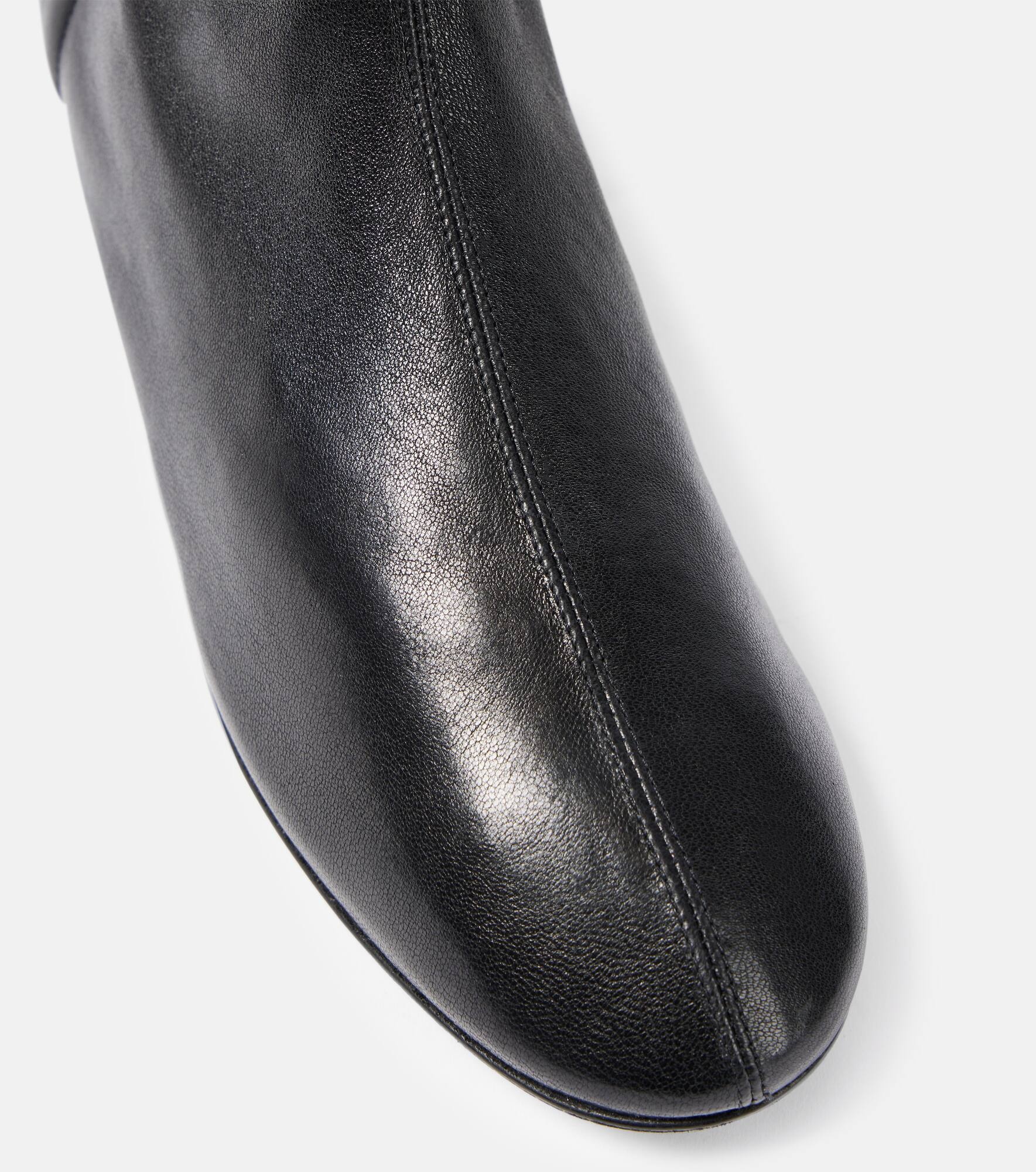 Leather knee-high boots - 5