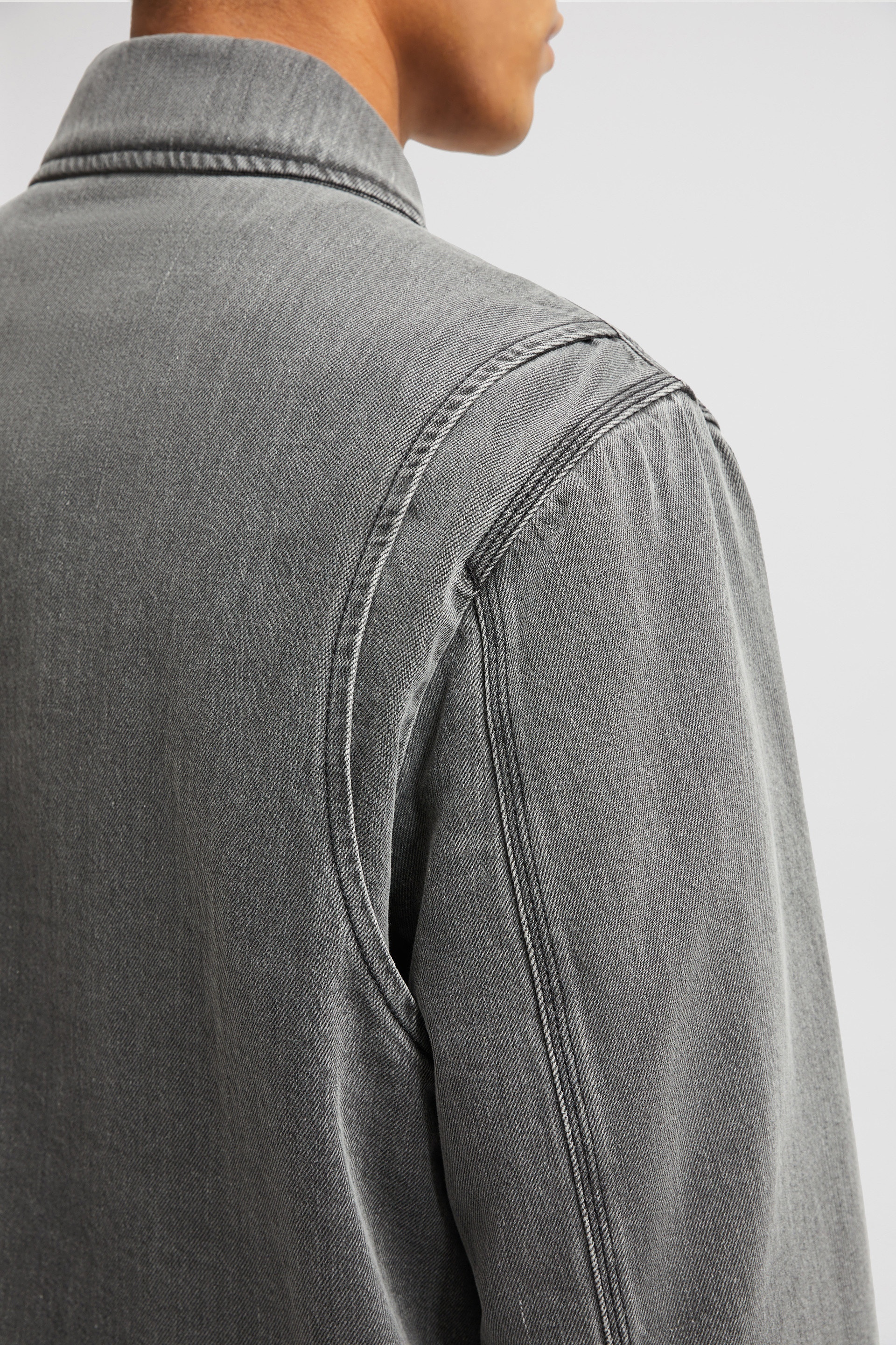 Acate Padded Denim Shirt Jacket - 6