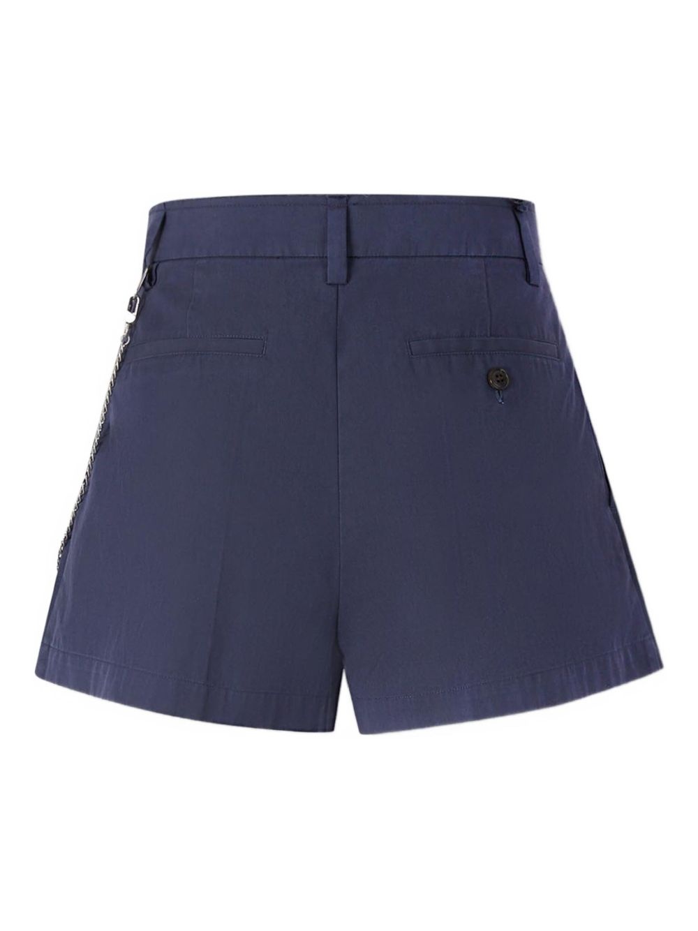 pleated chain-detail skorts - 2
