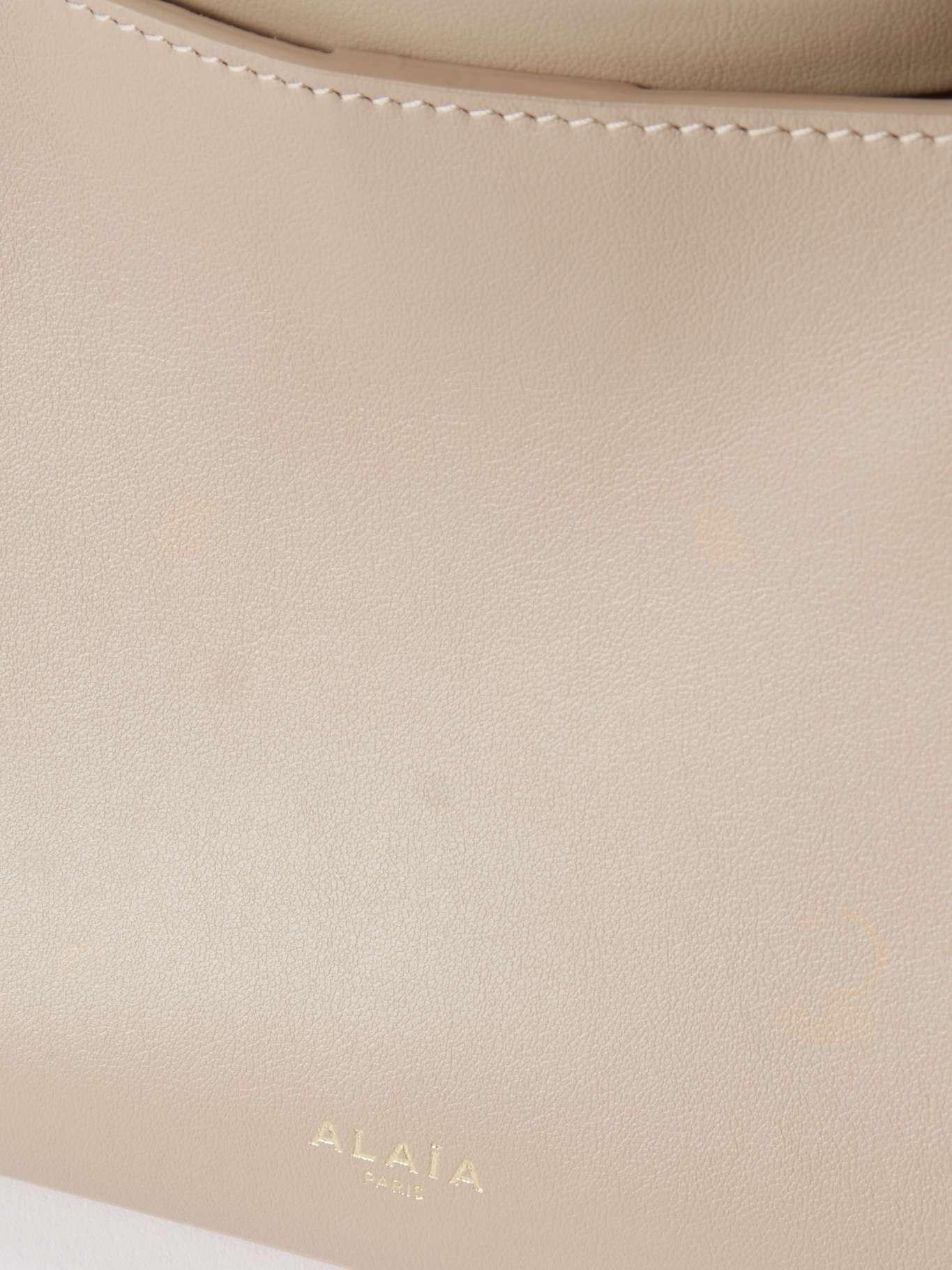 Le Click small leather shoulder bag Taupe - 4