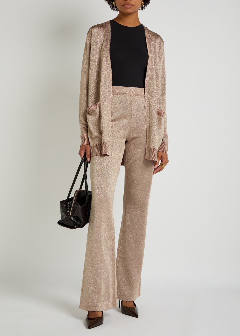 Missoni Belted Lamé-knit Cardigan - 4