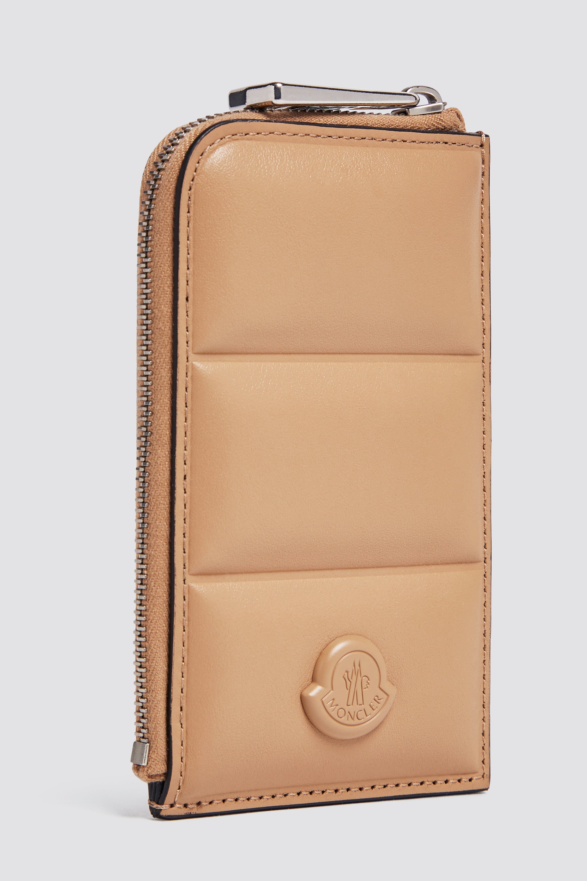 Quilted Leather Card Holder - 4