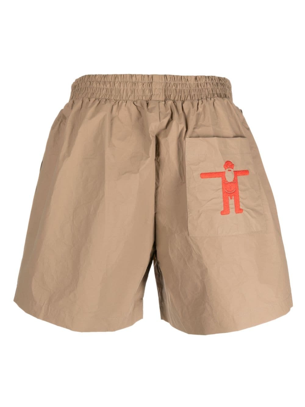 Basic elasticated-waist shorts - 2