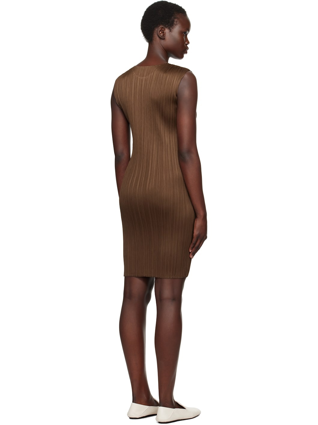 Brown New Colorful Basics 4 Midi Dress - 3
