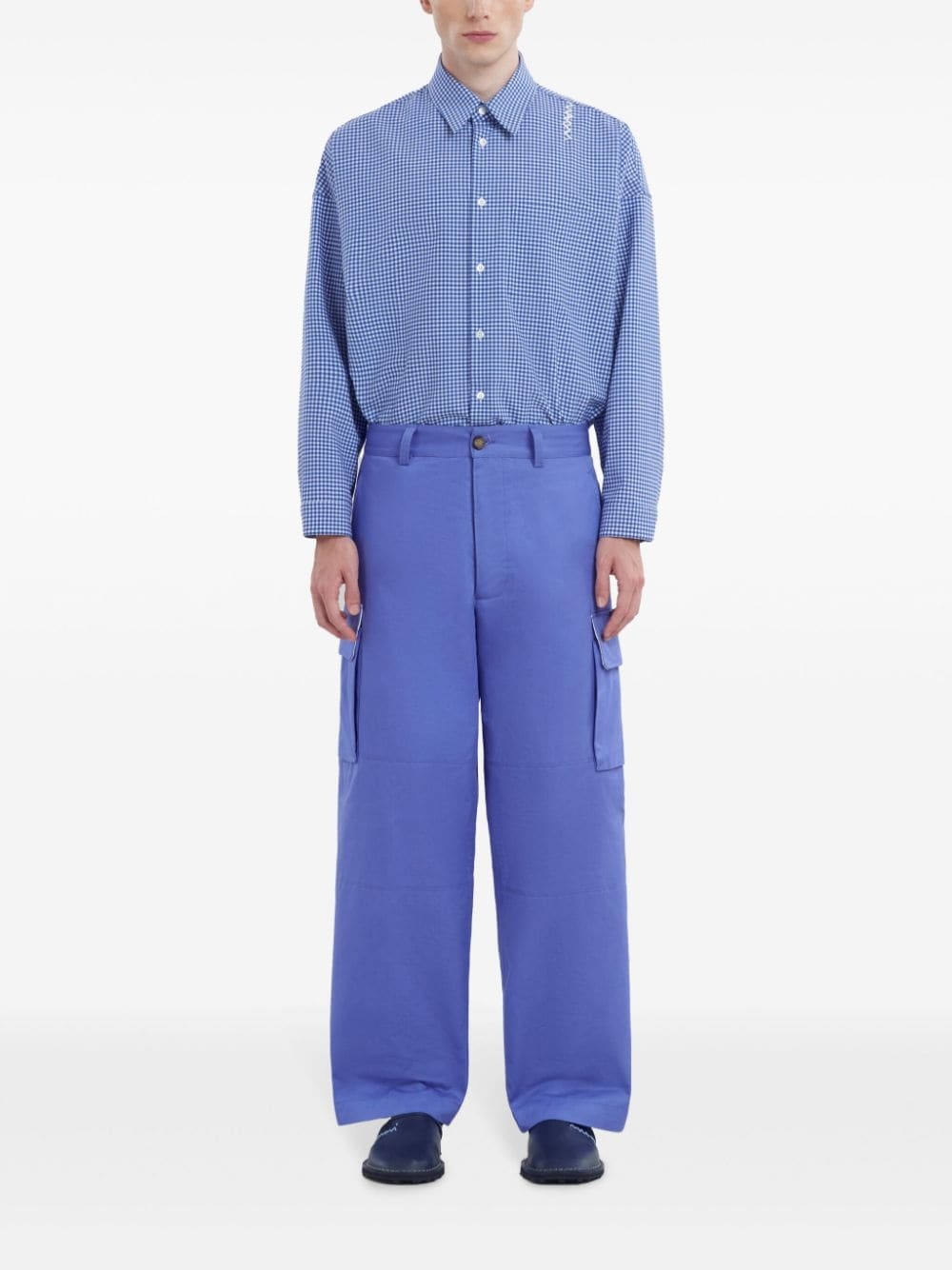 cargo pockets cotton trousers - 2