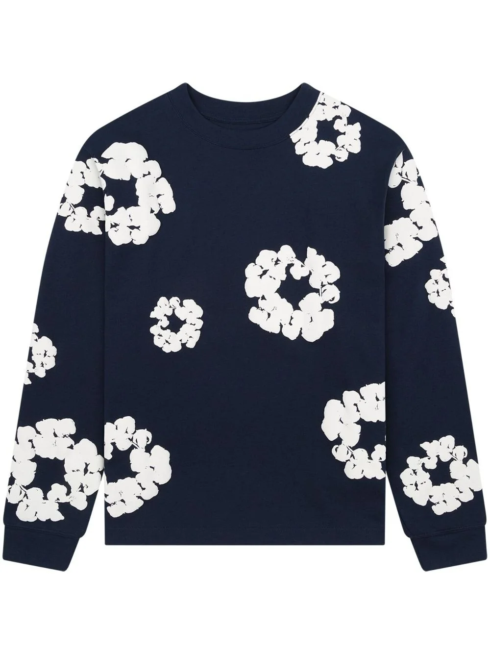wreath long sleeve T-shirt - 1