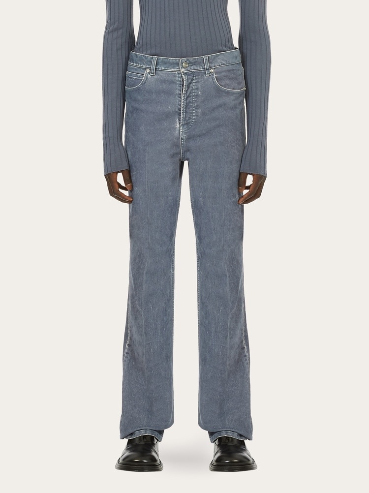 FIVE POCKET VELVET TROUSER - 1