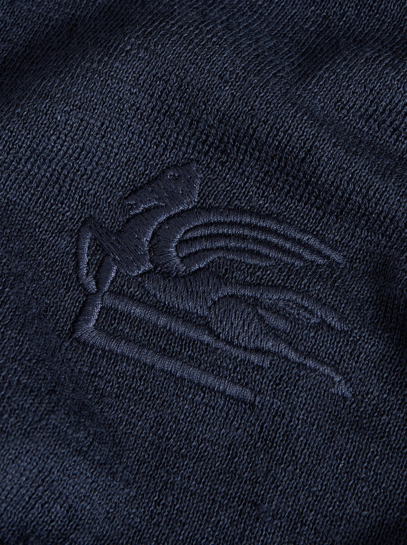 LINEN AND COTTON POLO SHIRT 5