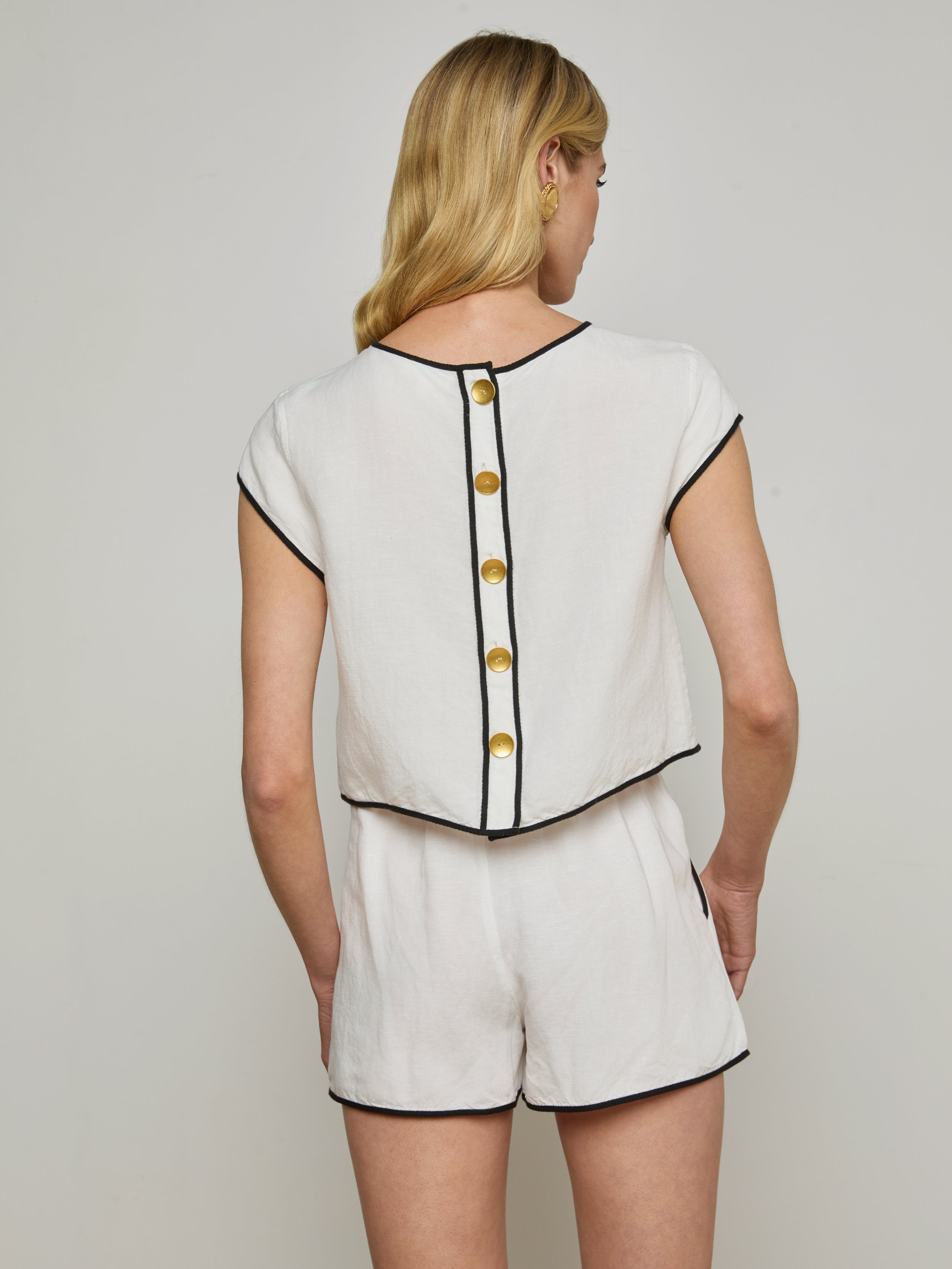 Ilana Linen-Blend Top - 3