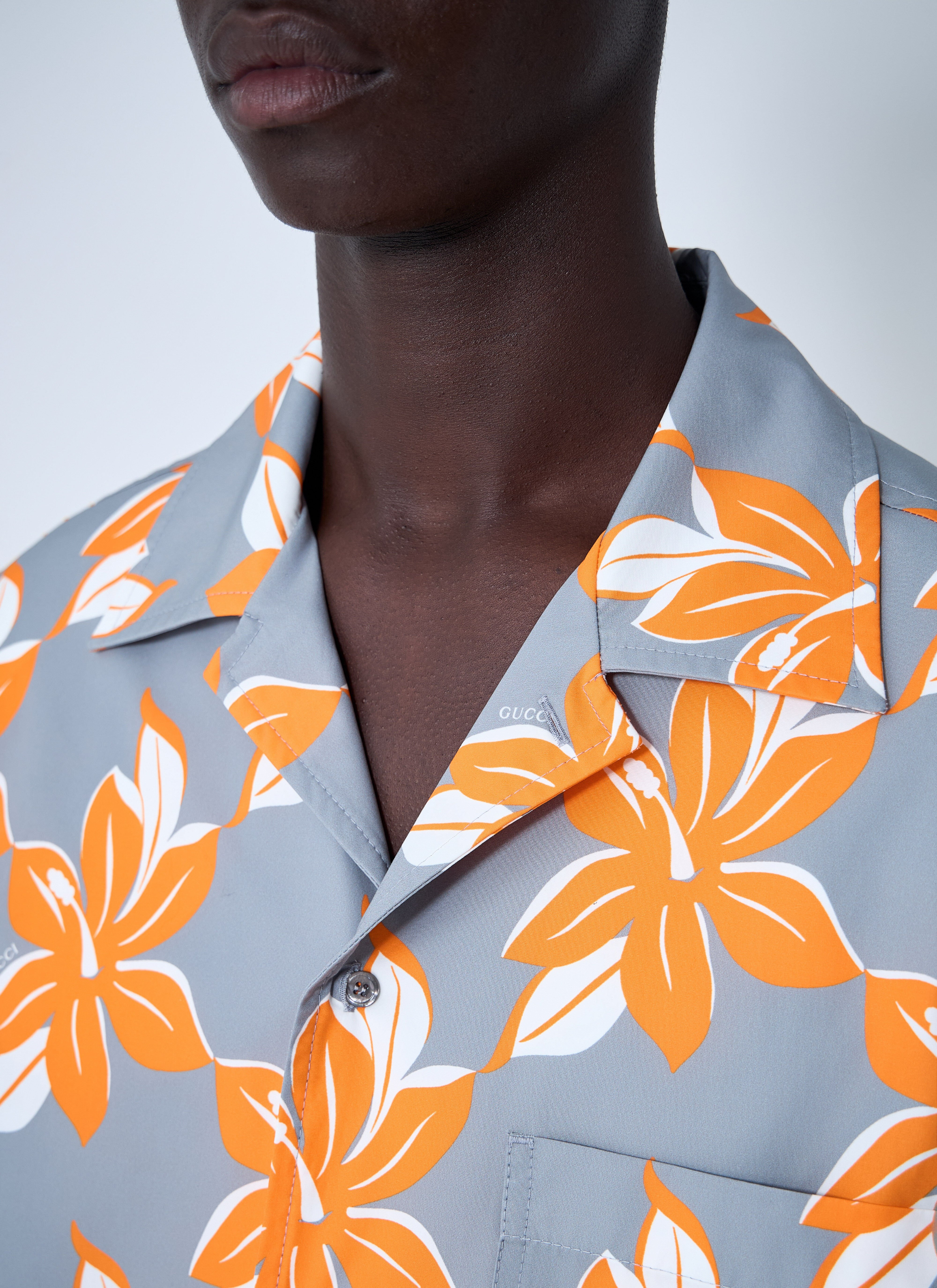 Printed Cotton Poplin Shirt - 5