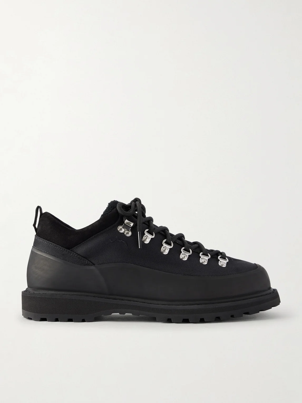 Roccia Basso Rubber and Suede-Trimmed Mesh Hiking Boots - 1