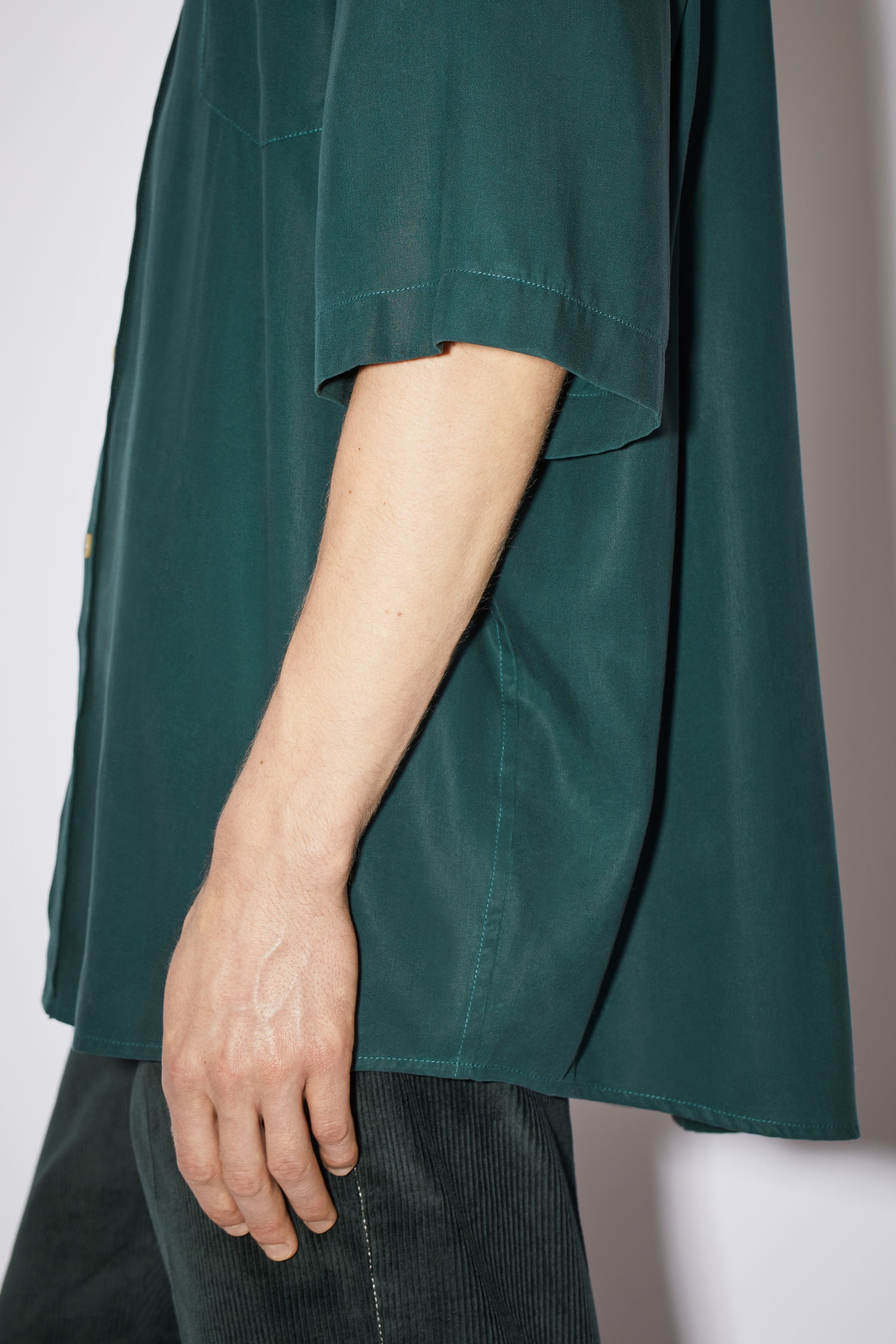 Oversized shirt - Emerald green - 6