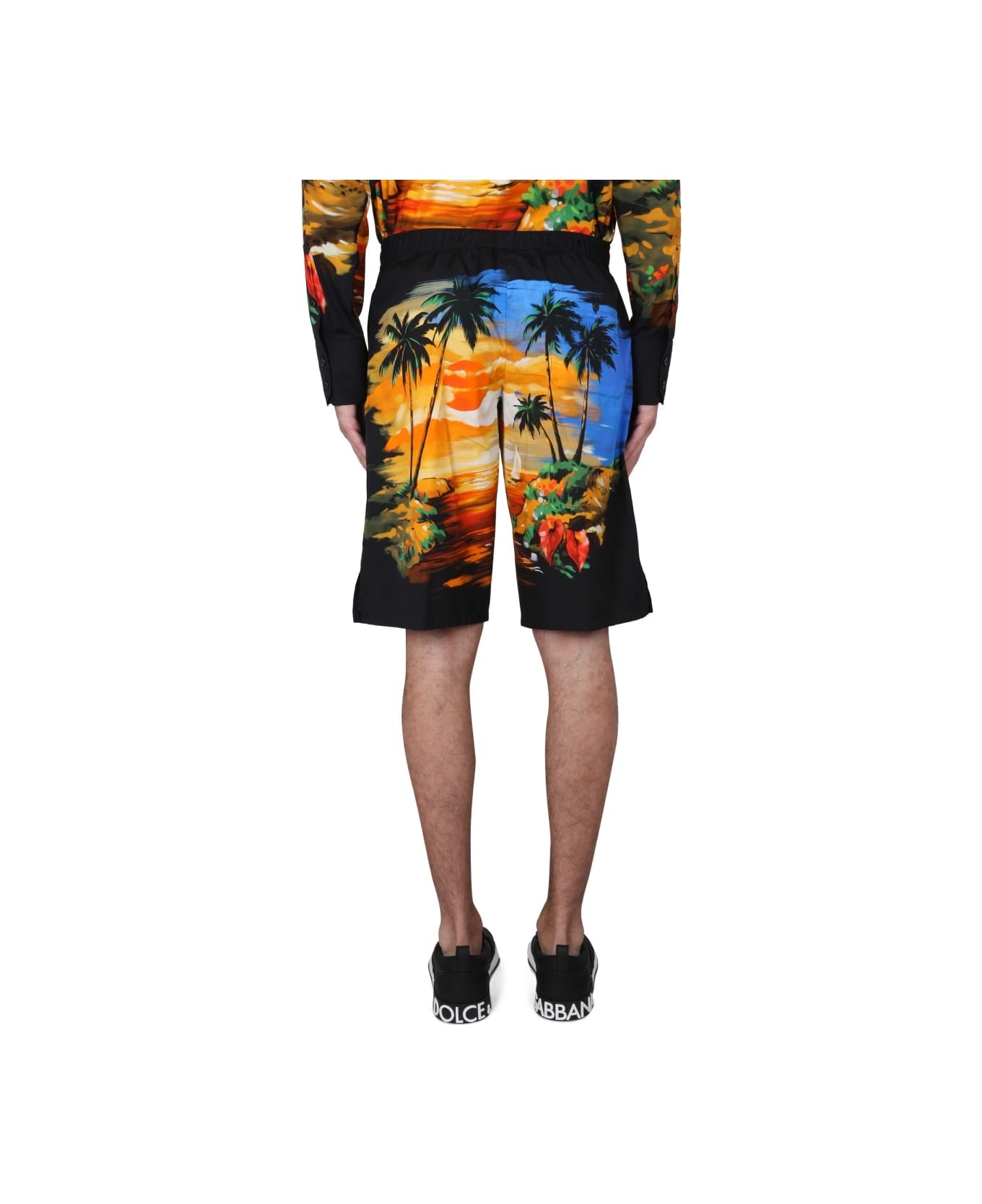Bermuda Shorts With Hawaii Print - 4