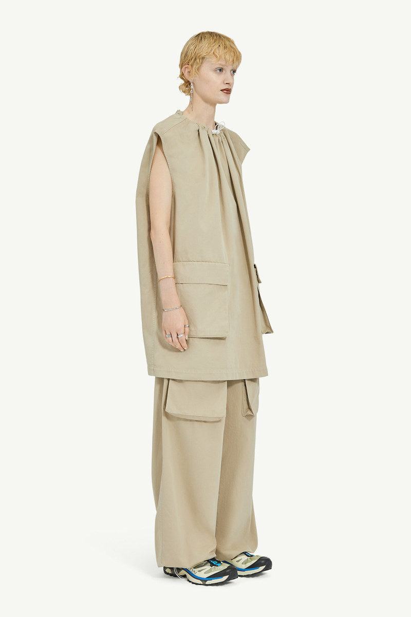 Cotton Gabardine Mini Dress 3