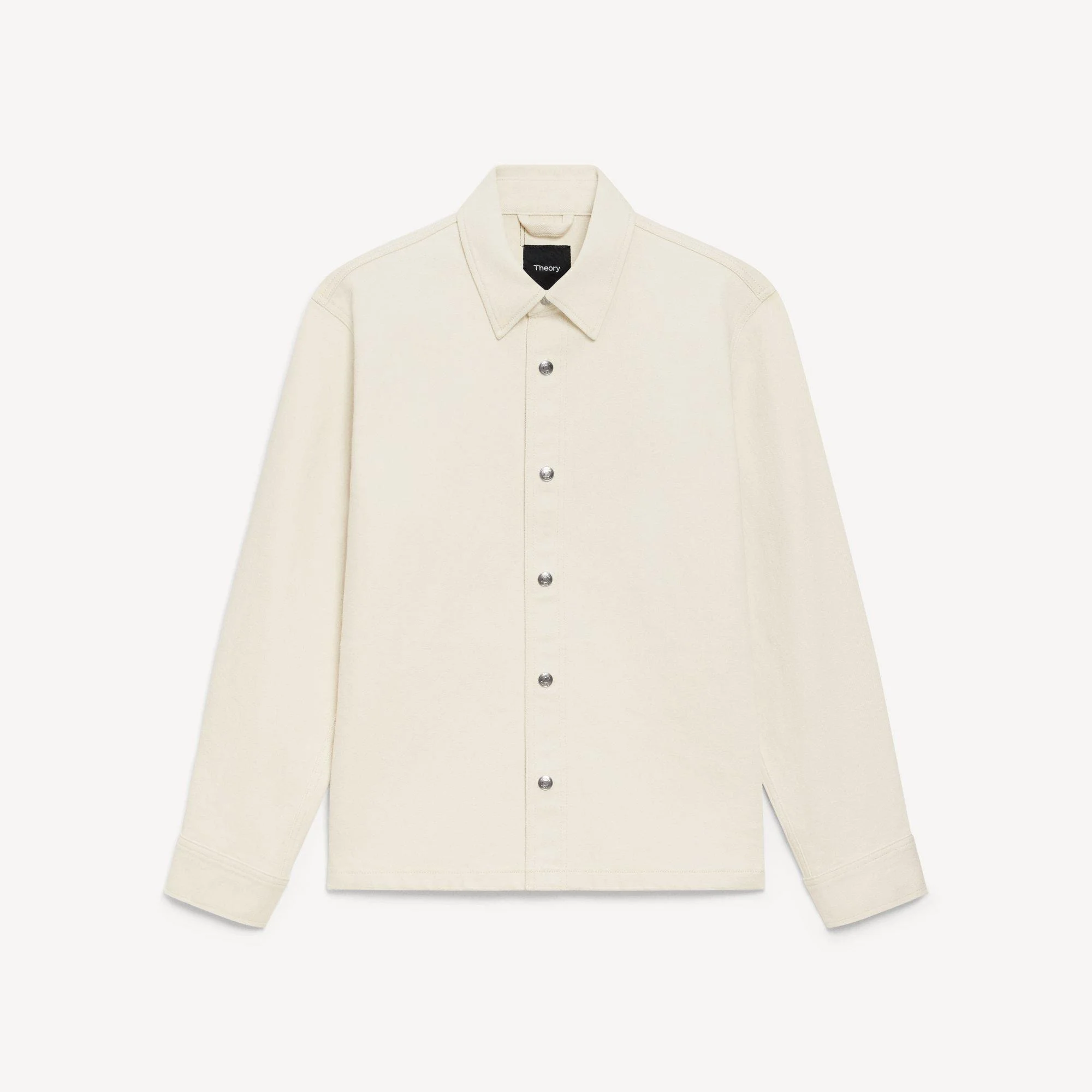 Snap Overshirt in Tinted Denim - 1