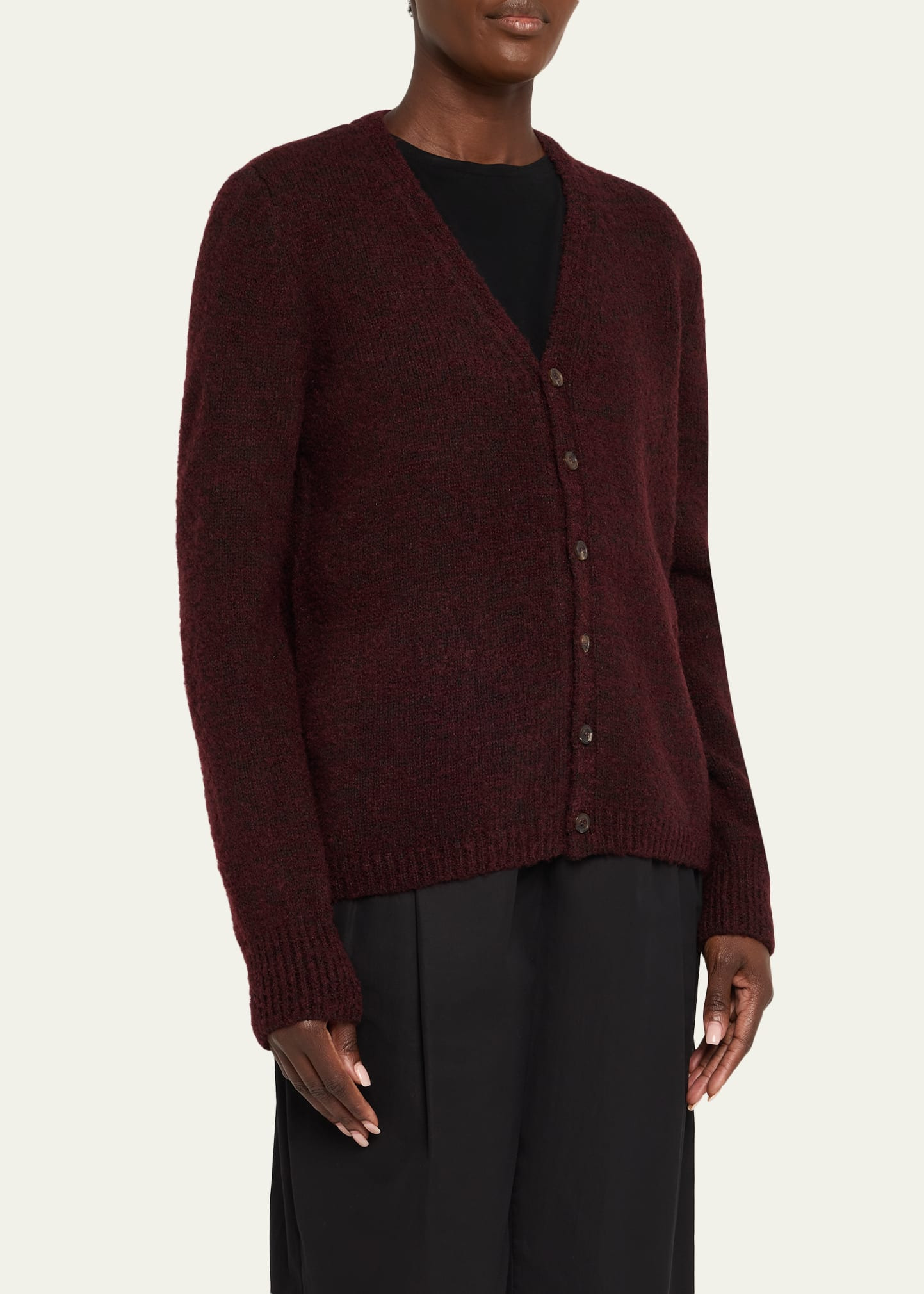 Gauge 5Tv Interference Two Tones Cardigan - 4