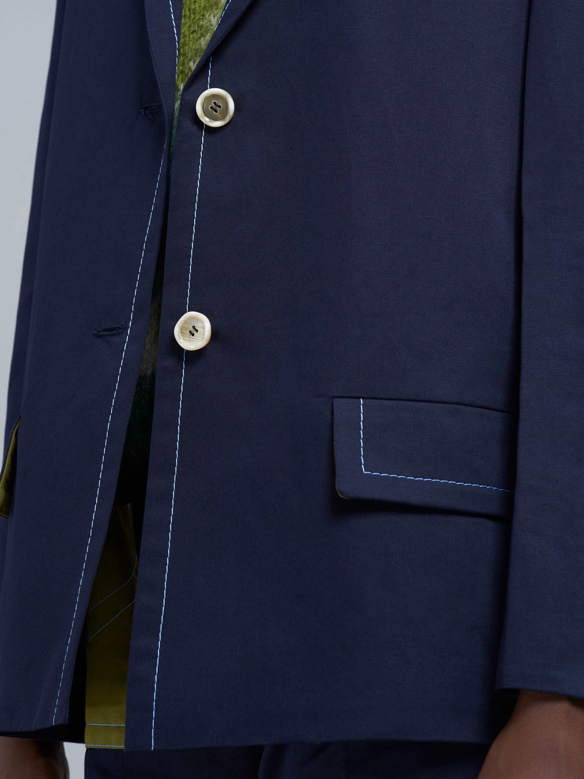 COTTON DRILL BLAZER JACKET - 5