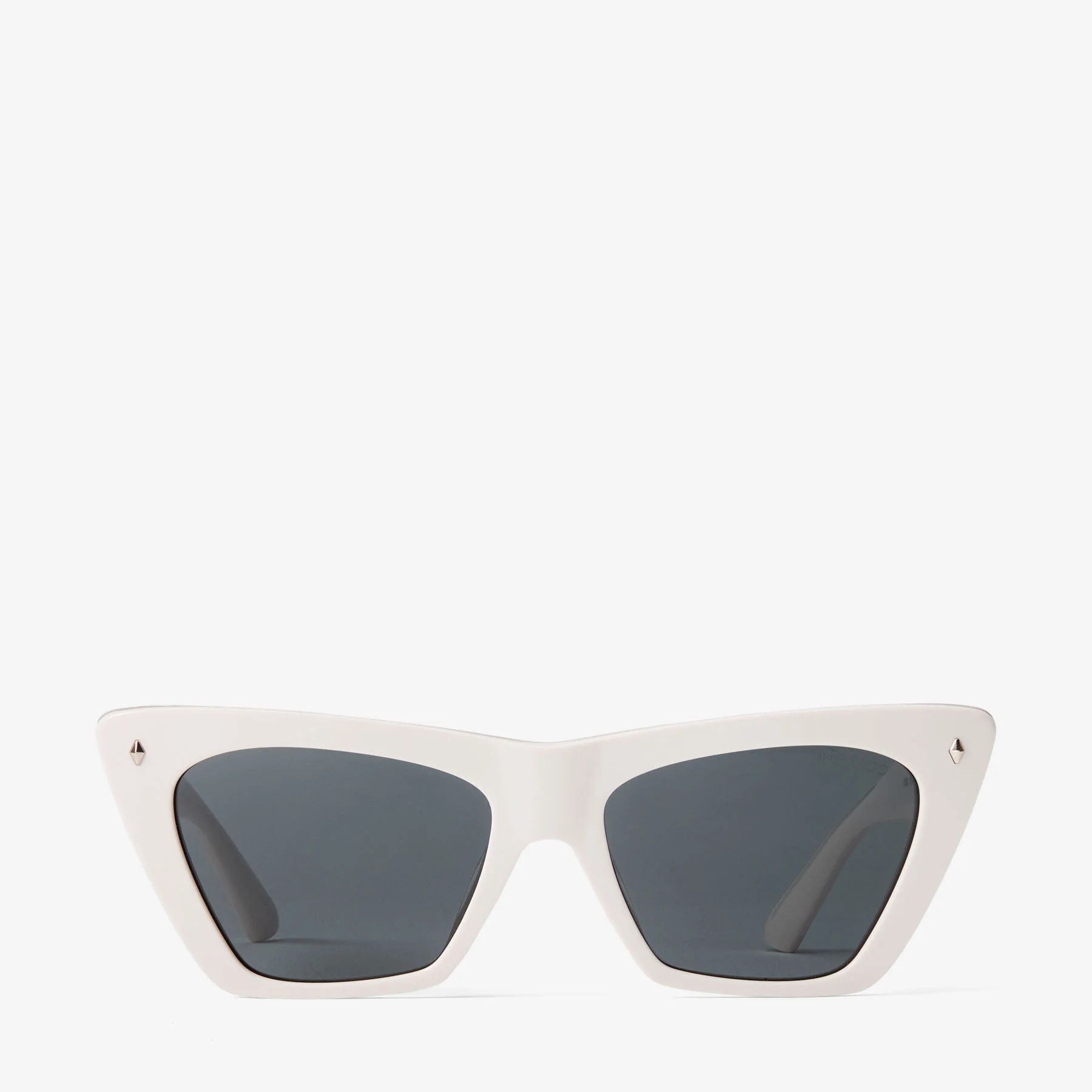 Lou
Milk and Grey Acetate Cat-Eye Sunglasses - 1
