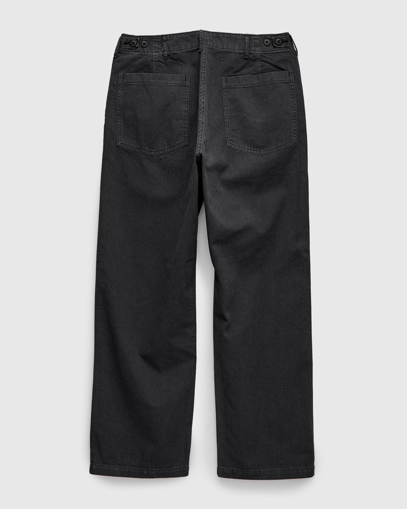 orSlow Herringbone Summer Fatigue Pants in Black outlook