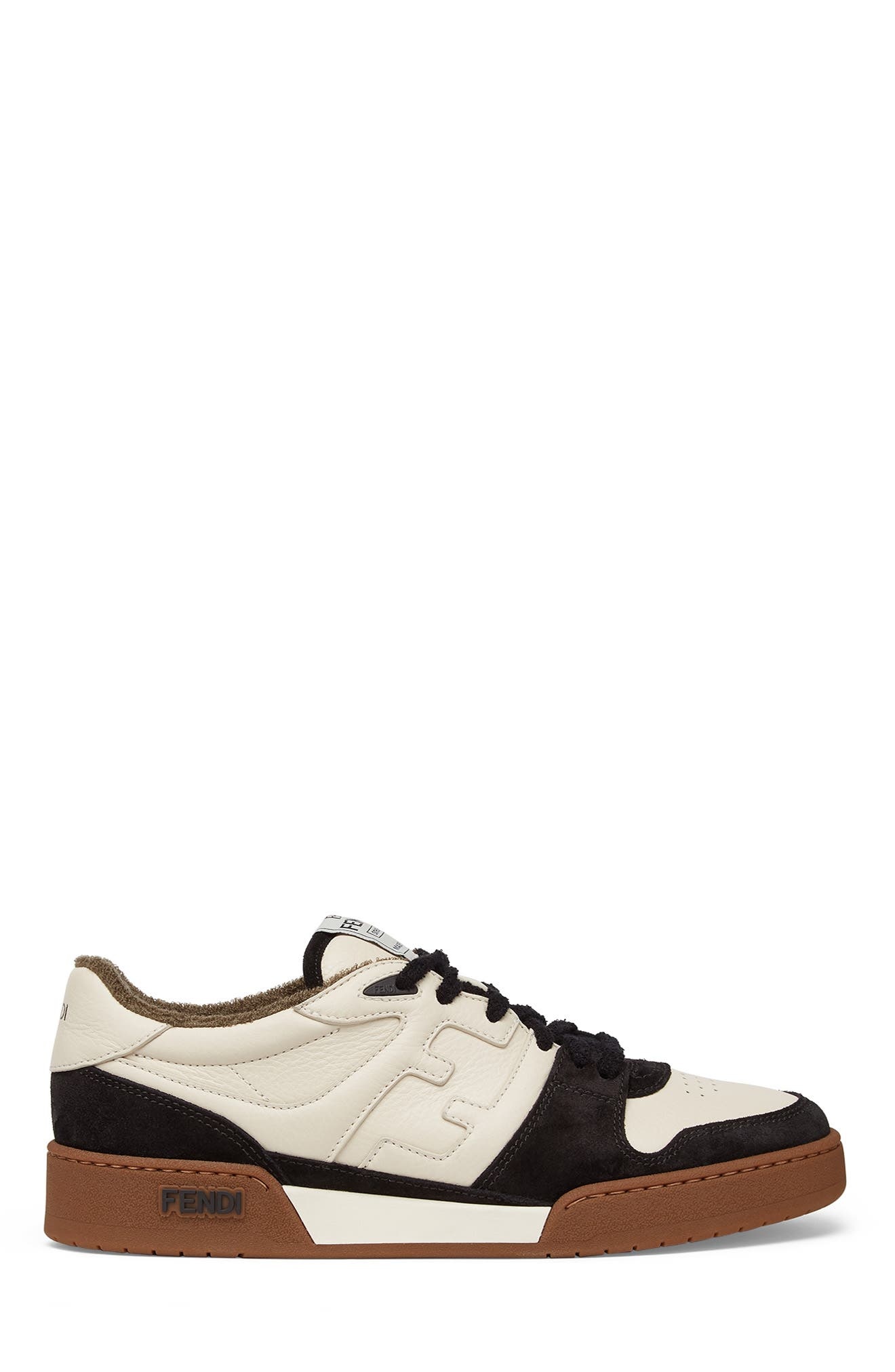 Fendi FF Match Sneaker in Nero/Milk/Nero at Nordstrom - 2