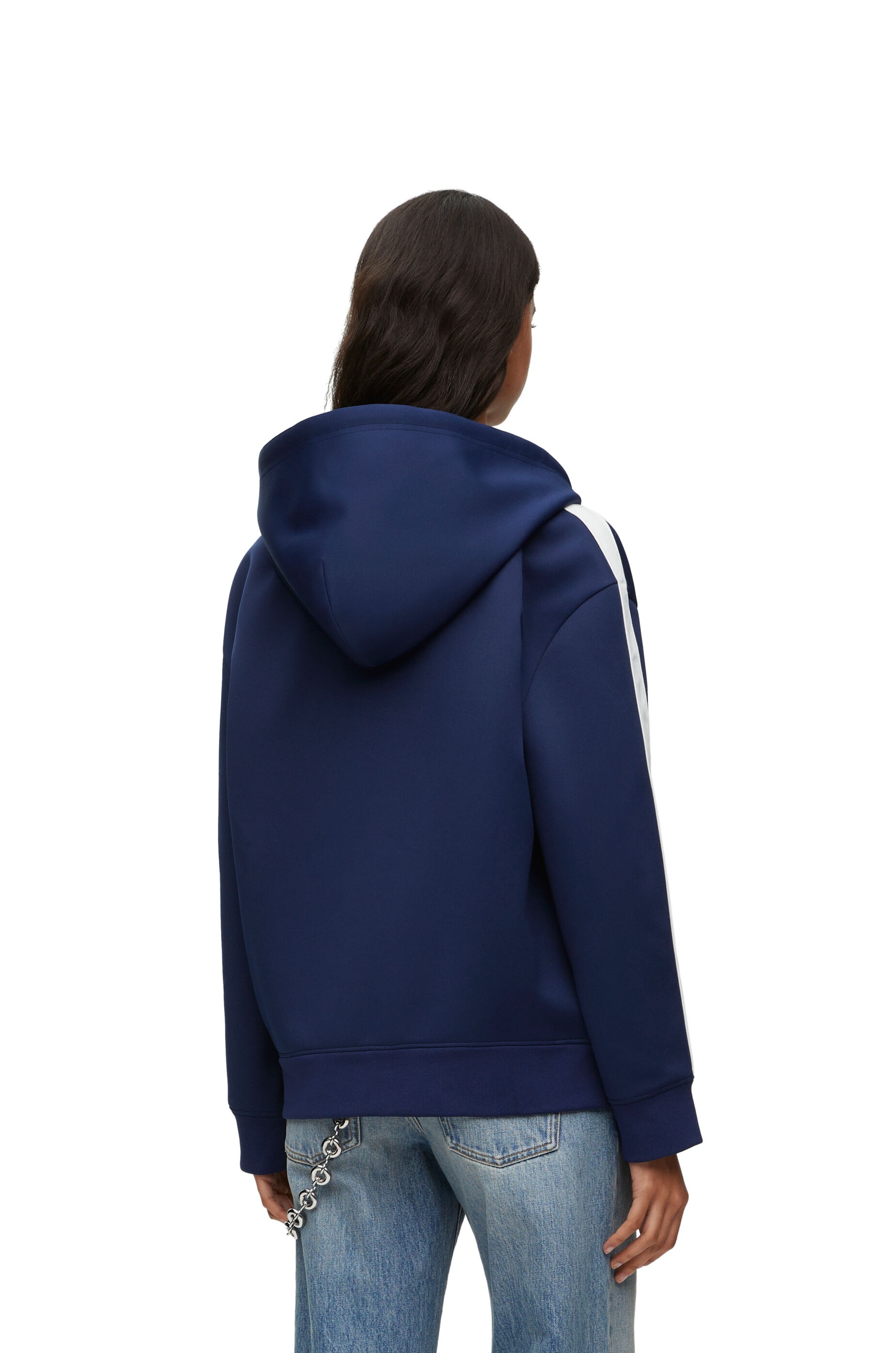 Hooded tracksuit jacket in technical jersey - 4