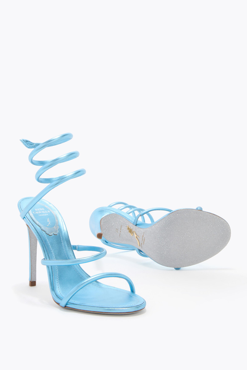 CLEO METALLIC LIGHT BLUE SANDAL 105 6